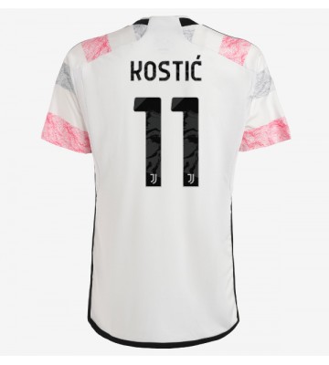 Juventus Filip Kostic #11 Udebanetrøje 2023-24 Kort ærmer